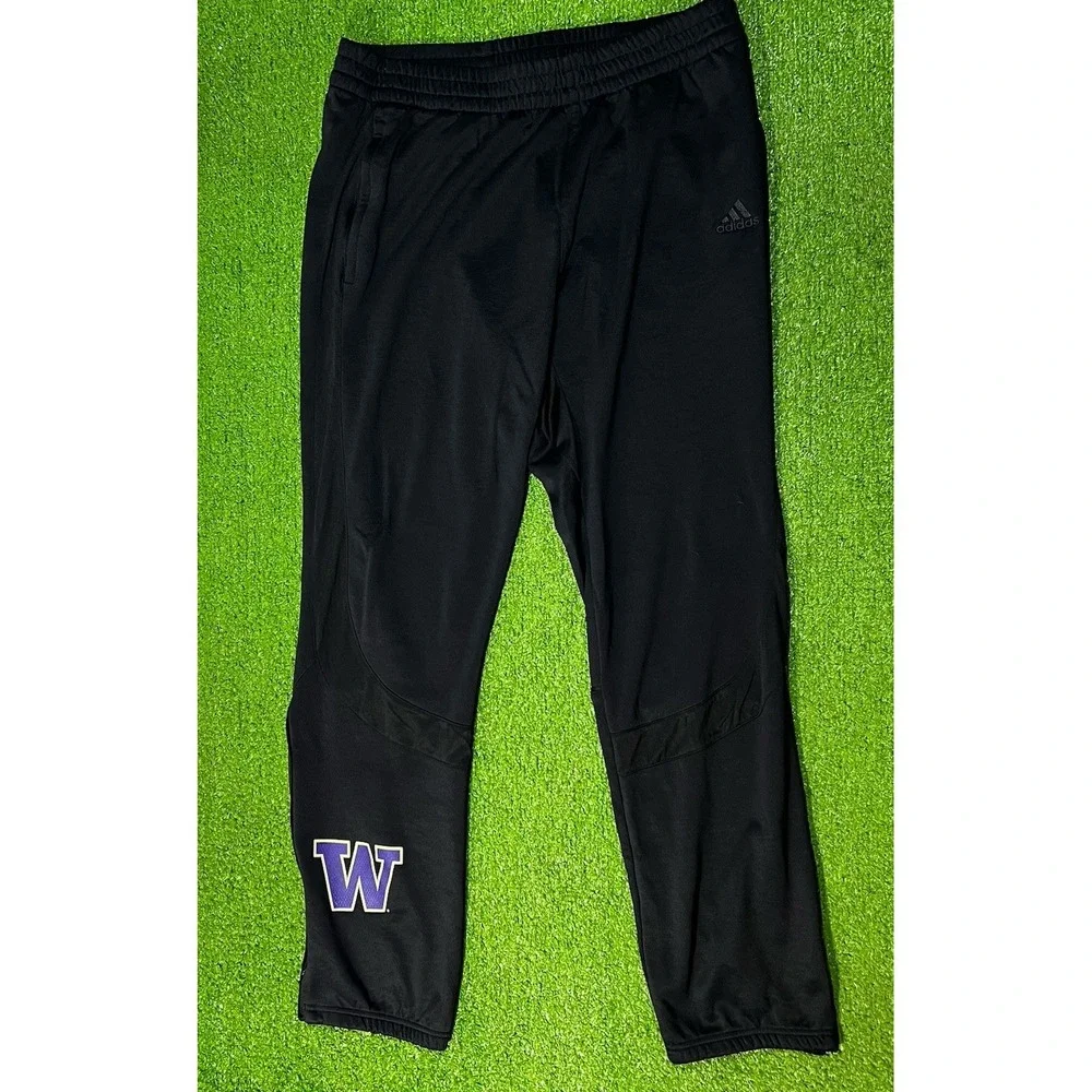 Adidas  Team Issue Washington Huskies Pants XL Tall Husky Football Training Logo